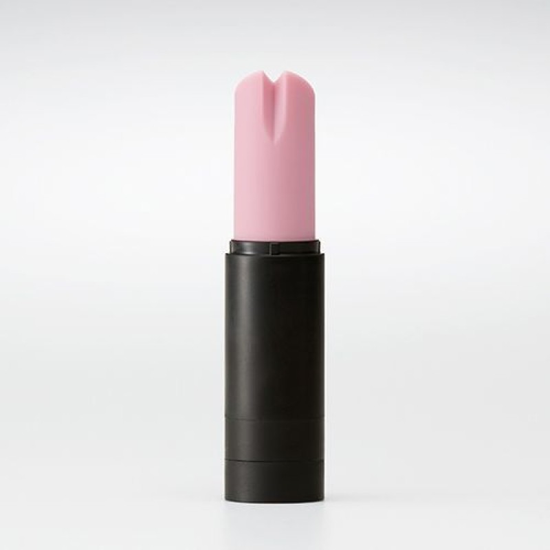Вібратор-помада IROHA STICK Black, плавне збільшення потужності