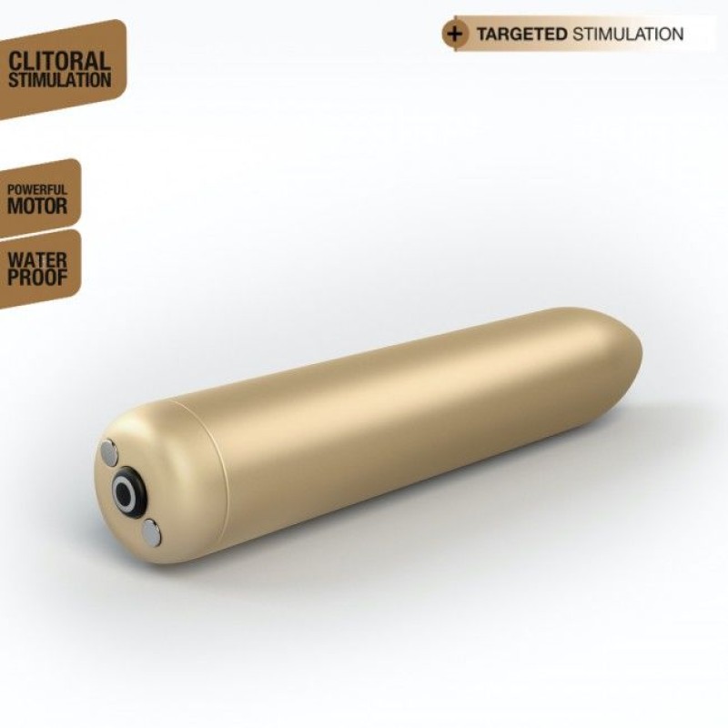 Перезаряджувана віброкуля Dorcel Rocket Bullet Gold