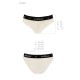Трусики з широкою резинкою і мереживом Passion PS001 PANTIES XL, ecru