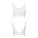 Топ з прозорою вставкою Passion PS002 TOP S, white
