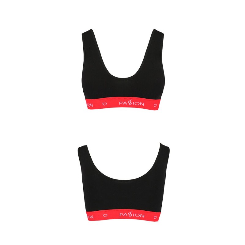 Спортивний топ на широких бретелях Passion PS003 TOP M, black