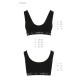 Спортивний топ з широкою гумкою Passion PS004 TOP XL, black