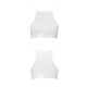 Спортивний топ з прозорою вставкою Passion PS006 TOP S, white