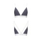 Спортивний топ з подвійними бретелями Passion PS007 TOP S, dark grey