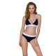Спортивный топ с двойными бретелями Passion PS007 TOP S, navy blue