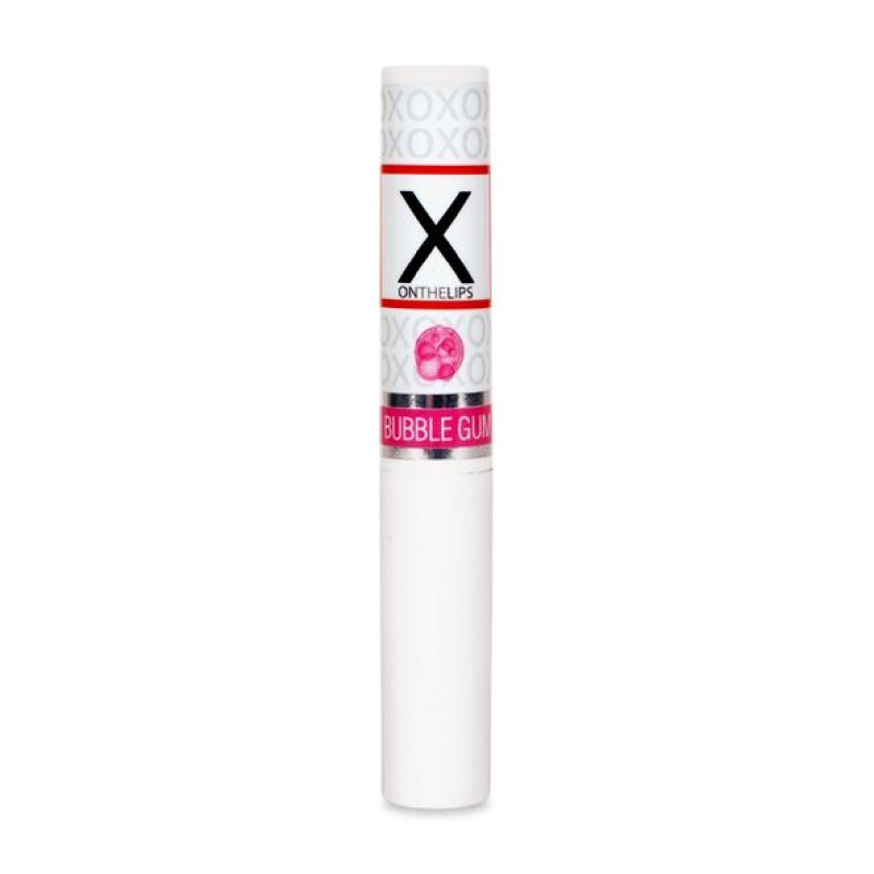 Стимулювальний бальзам для губ унісекс Sensuva – X on the Lips Bubble Gum з феромонами, жуйка