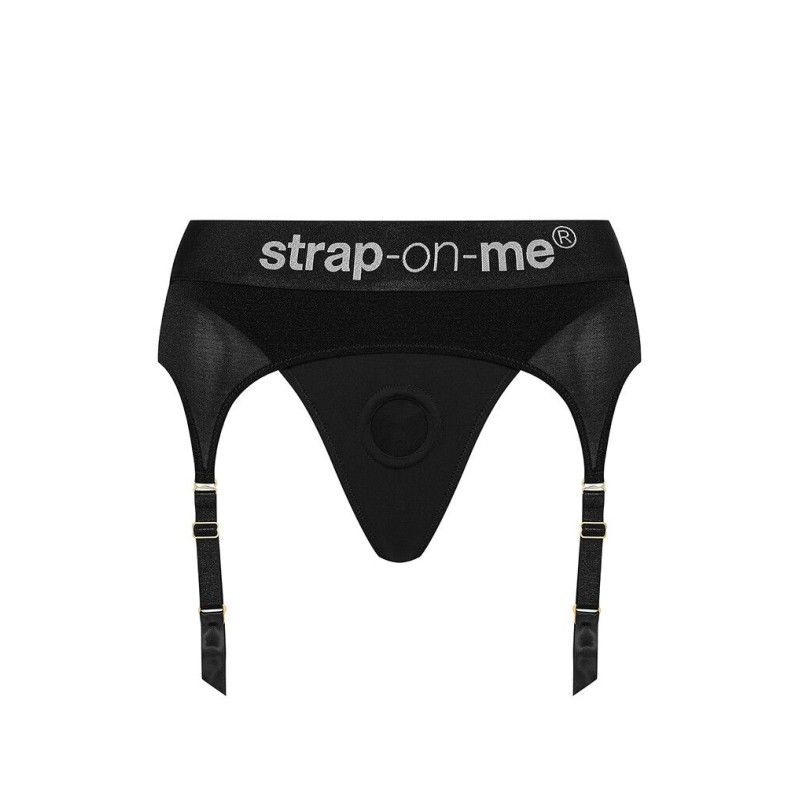 Труси для страпону з підв'обов'язками для панчіх Strap-On-Me REBEL HARNESS - M