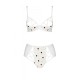 Еротичний комплект з малюнком Passion LOVELIA BIKINI S/M, white