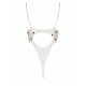 Еротичний боді з малюнком Passion LOVELIA BODY S/M, white