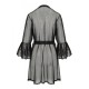 Повітряний пеньюар Passion LOVELIA PEIGNOIR S/M, black