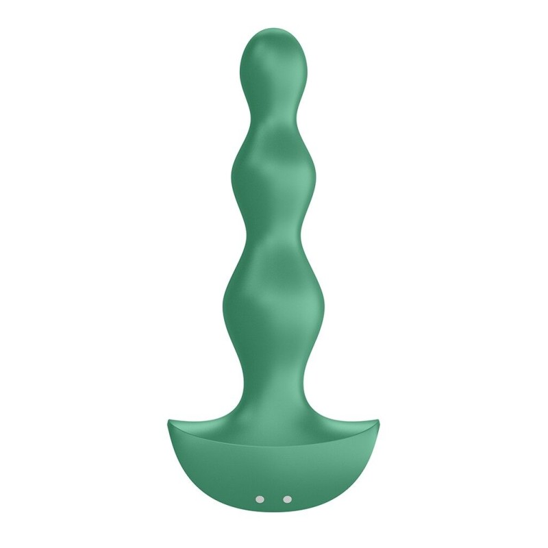 Анальний стимулятор-намистини з двома моторами Satisfyer Lolli-Plug 2 Green