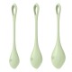 Набір йоні намистин Satisfyer Yoni Power 2 Light Green, диаметр 2-2,5-3см, вес 22-44-73гр