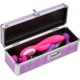 Кейс для зберігання секс-іграшок BMS Factory - The Toy Chest Lokable Vibrator Case Purple з кодовим