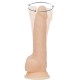 Фалоімітатор з вібрацією та ротацією Naked ADDICTION James 8″ Rotating & Vibrating Dong, пульт ДК