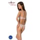 Комплект: бра, трусики с ажурным декором и открытым шагом URSULA SET L/XL, white