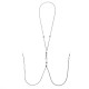 Прикраса для сосків Art of Sex - Nipple Clamps Arrow, колір гранатовий