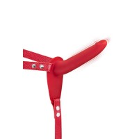 Страпон з вібрацією Fetish Tentation Vibrating Strap-On with Dildo Red