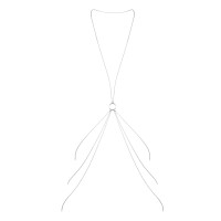 Ланцюжок для тіла Bijoux Indiscrets Magnifique 8 Body Chain — Silver