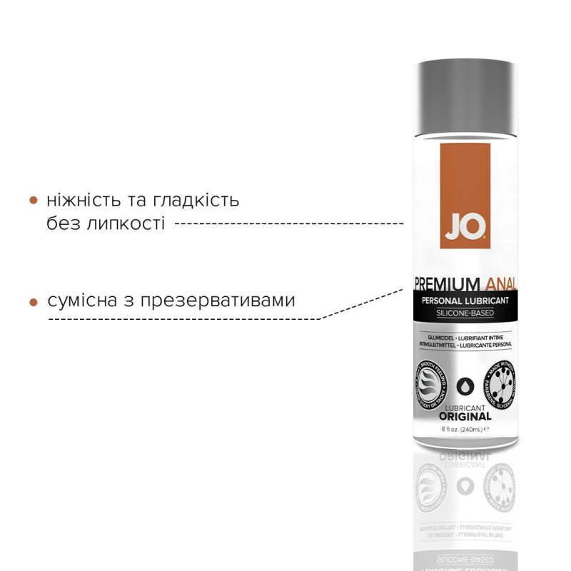 Розпродаж!!! Анальне мастило System JO ANAL PREMIUM - ORIGINAL (240 мл) (термін 03.2026)