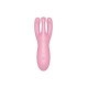 Кліторальний смарт-вібратор Satisfyer Threesome 4 Pink з трьома пальчиками