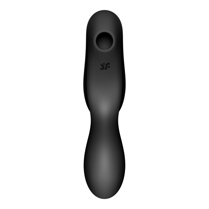 Вакуумний стимулятор з вібрацією Satisfyer Curvy Trinity 2 Black