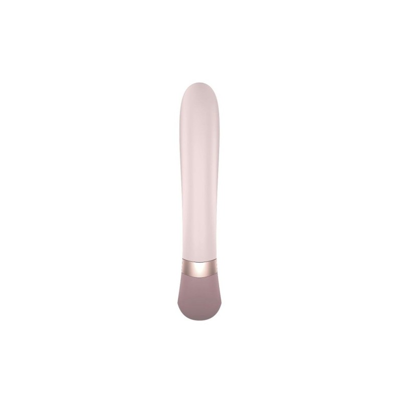 Смарт вібратор-кролик із підігрівом Satisfyer Heat Wave Mauve