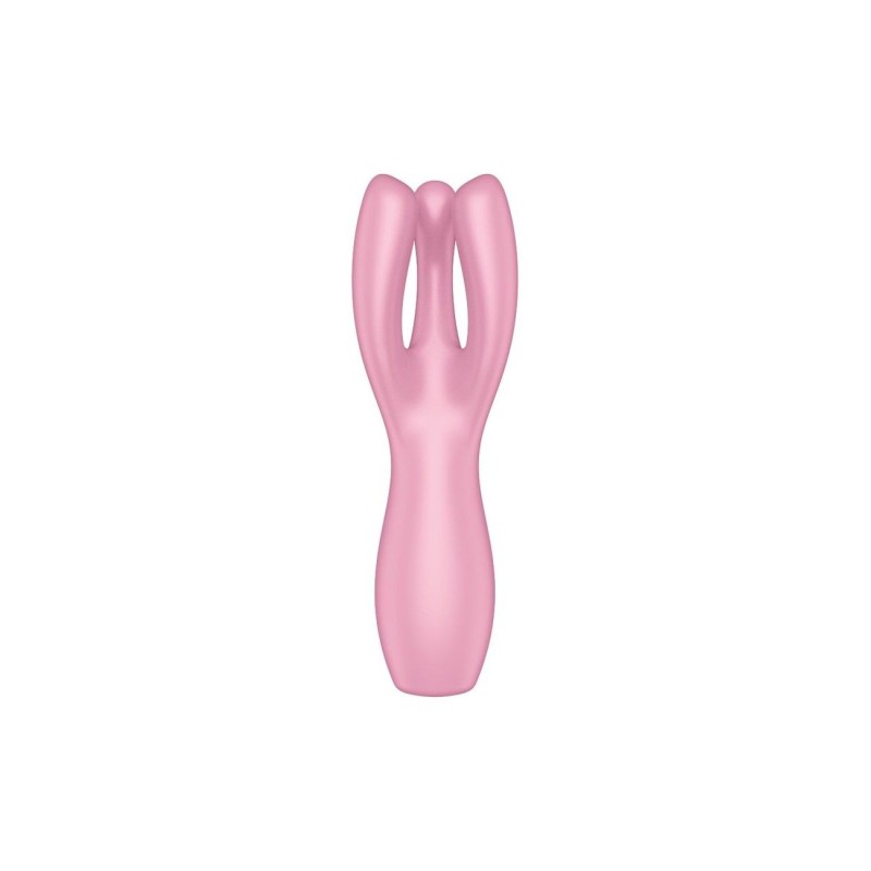 Клиторальный вибратор Satisfyer Threesome 3 Pink с тремя пальчиками