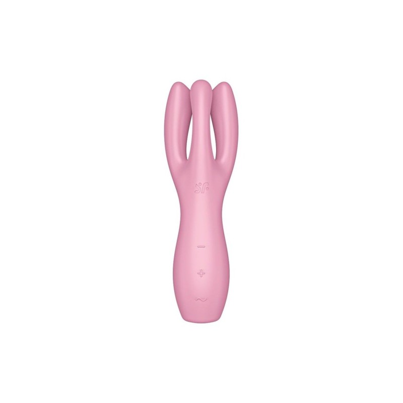 Клиторальный вибратор Satisfyer Threesome 3 Pink с тремя пальчиками