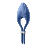 Эрекционное виброкольцо лассо Satisfyer Duelist Blue, 10 режимов, мощный мотор