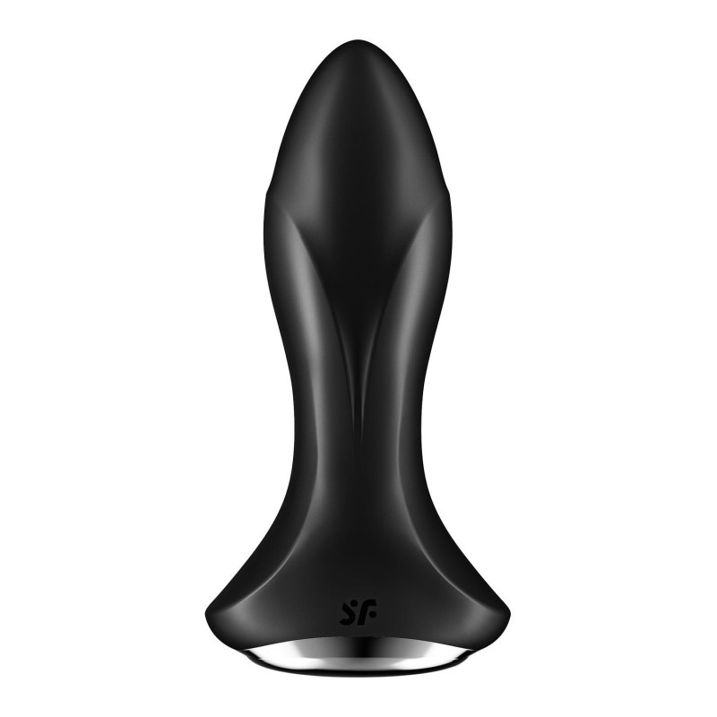 Анальна смарт-вібропробка із перлинним масажем Satisfyer Rotator Plug 1+ Black