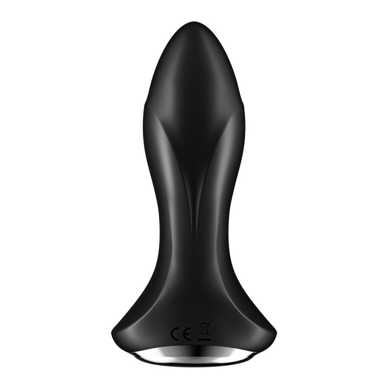 Анальна смарт-вібропробка із перлинним масажем Satisfyer Rotator Plug 1+ Black