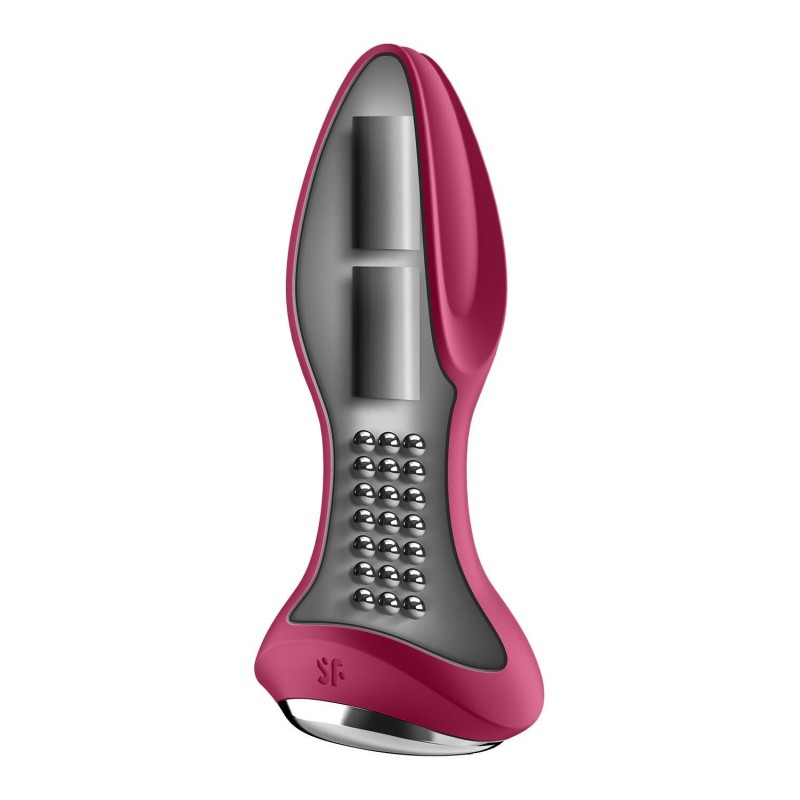 Анальна смарт-вібропробка із перлинним масажем Satisfyer Rotator Plug 2+ Violet