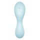 Вакуумний смарт-стимулятор із вібрацією Satisfyer Curvy Trinity 5 (Blue), керування зі смартфона