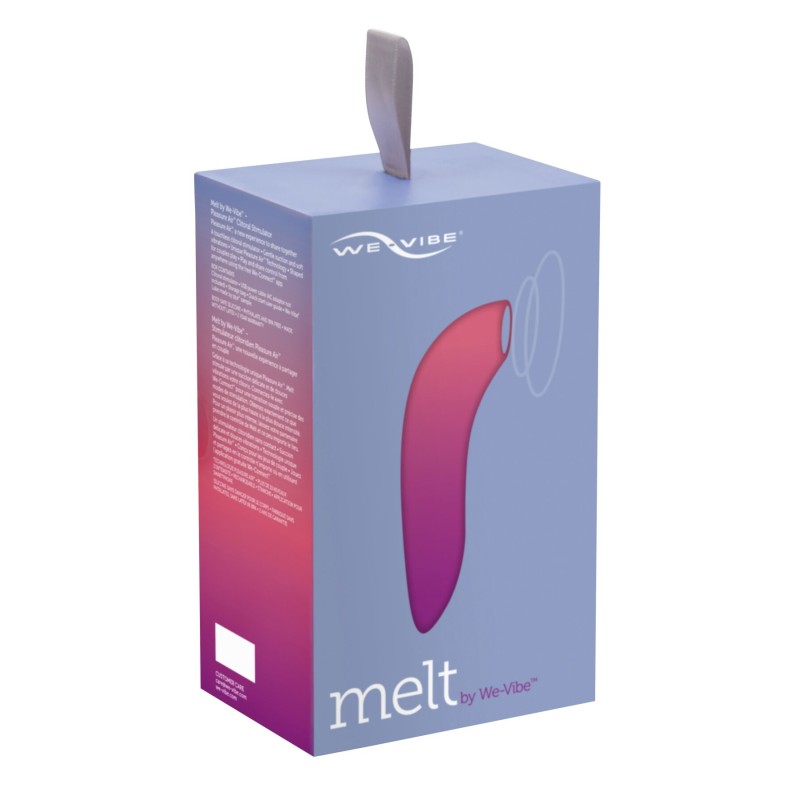Вакуумний смарт-стимулятор для пар We-Vibe Melt Coral, зручно поєднувати з проникним сексом