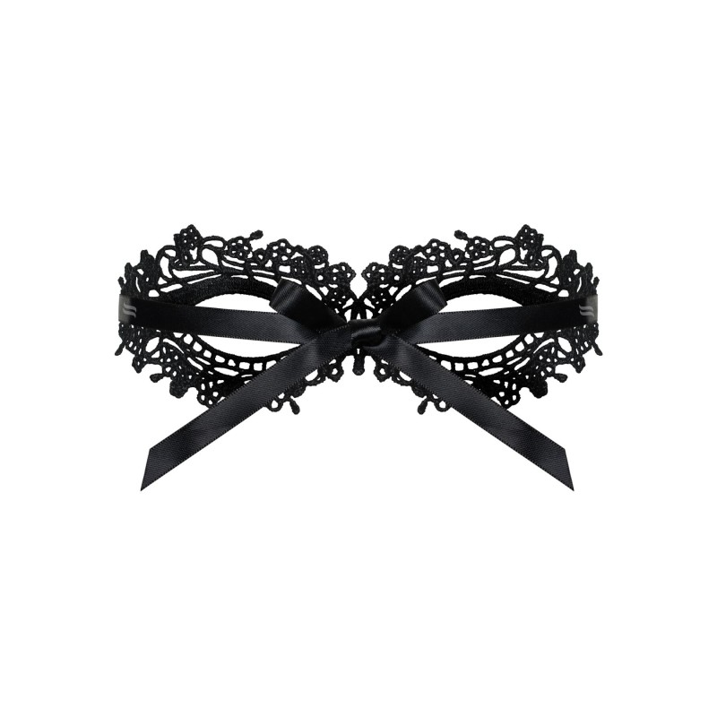 Мереживна маска Obsessive A710 mask, єдиний розмір, чорна