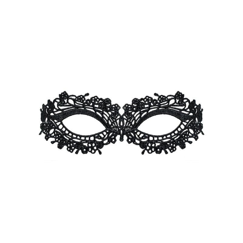 Мереживна маска Obsessive A710 mask, єдиний розмір, чорна