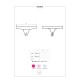 Мереживні танга з доступом Obsessive Contica crothchles thong L/XL, чорні