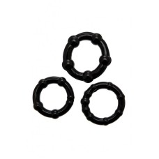 Набор эрекционных колец Wooomy Babooom cockring set, 3 размера, отлично тянутся