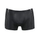 Чоловічі шкіряні боксери з блискавками Passion 049 SHORT MATT S/M Black