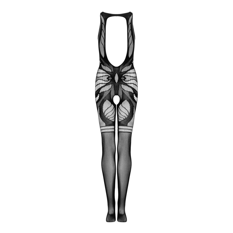 Сетчатый бодистокинг без рукавов Obsessive Bodystocking G331 S/M/L, black, с доступом