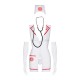 Еротичний костюм медсестри Obsessive Emergency dress S/M, white, сукня, стринги, рукавички, чепчик, стетоскоп