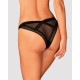 Кружевные трусики с заниженной талией Obsessive Estiqua panties XS/S, black