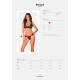 Кружевные трусики с заниженной талией Obsessive Estiqua panties XS/S, black