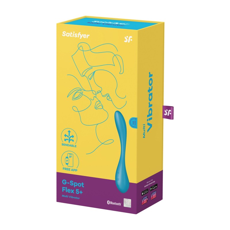 Універсальний смарт-вібратор Satisfyer G-Spot Flex 5+ Petrol