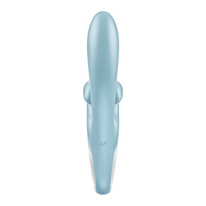 Вібратор-кролик Satisfyer Touch Me Blue, подвійний відросток, 3 потужні мотори