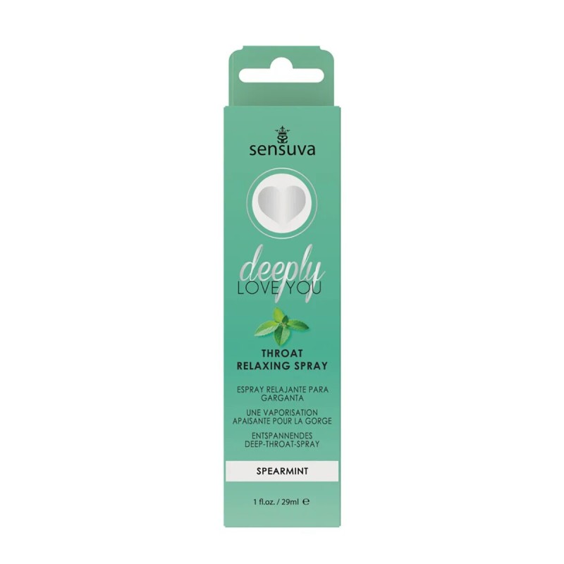 Спрей для мінету Sensuva Deeply Love You Spearmint (29 мл), для глибокого мінету
