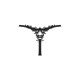 Прозорі стрінги із мереживом Obsessive Celia Noir thong XS/S