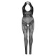 Бодістокінг Leg Avenue Rhinestone Lace and Net Bodystocking OS Black