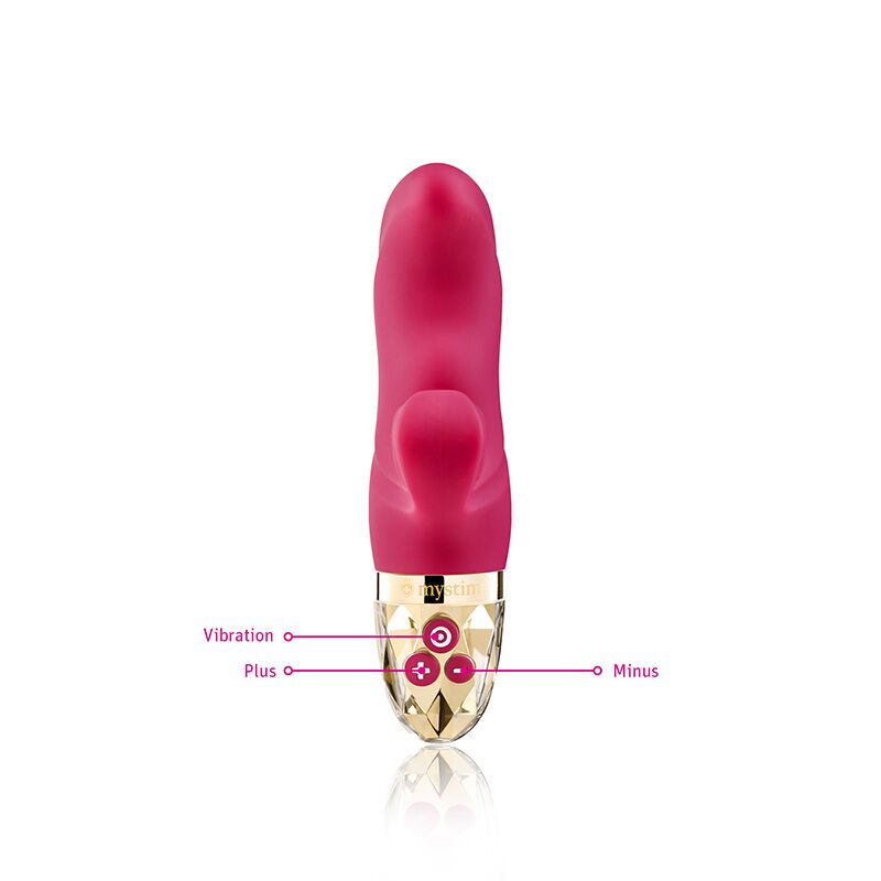 Вібратор-кролик Mystim Hop Hop Bob Fuchsia, потужний мотор, 8 режимів