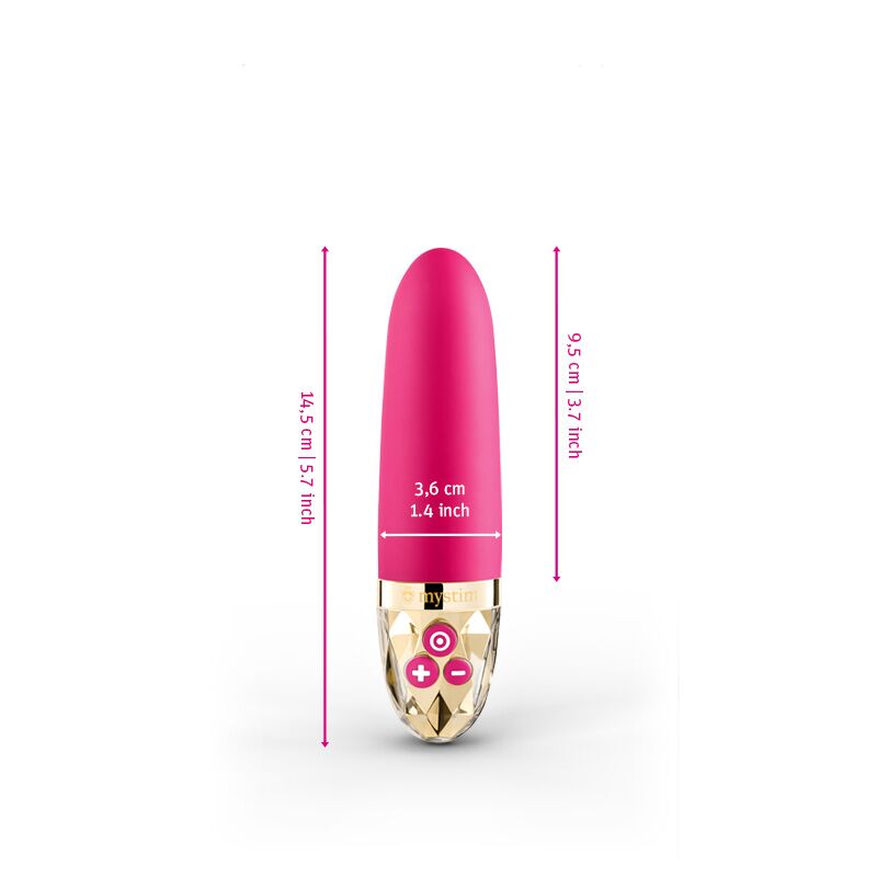 Вібратор Mystim Sleak Freak Pink, 8 режимів, внутрішня та зовнішня стимуляція